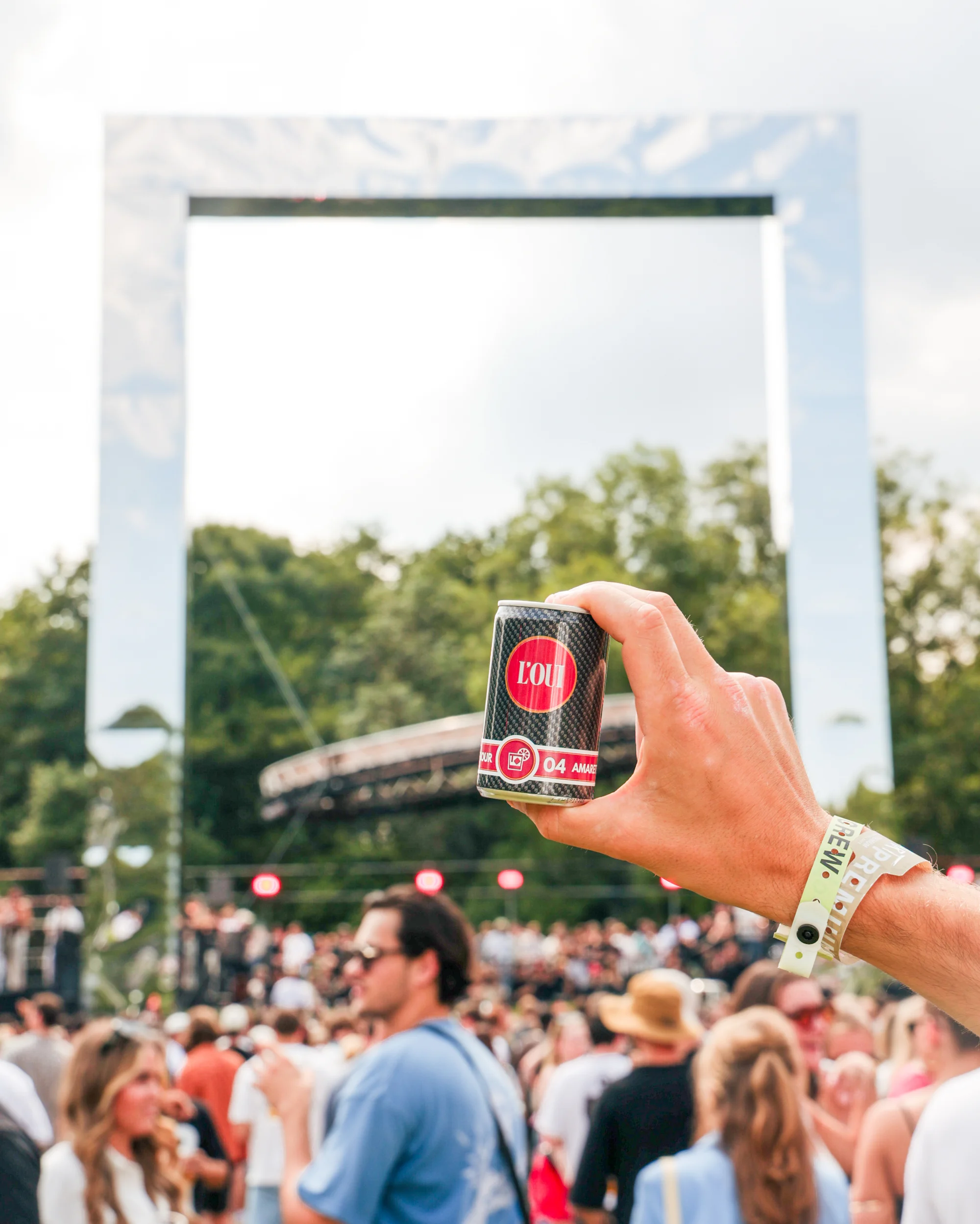 L'OUI cocktail photography at NoArt event